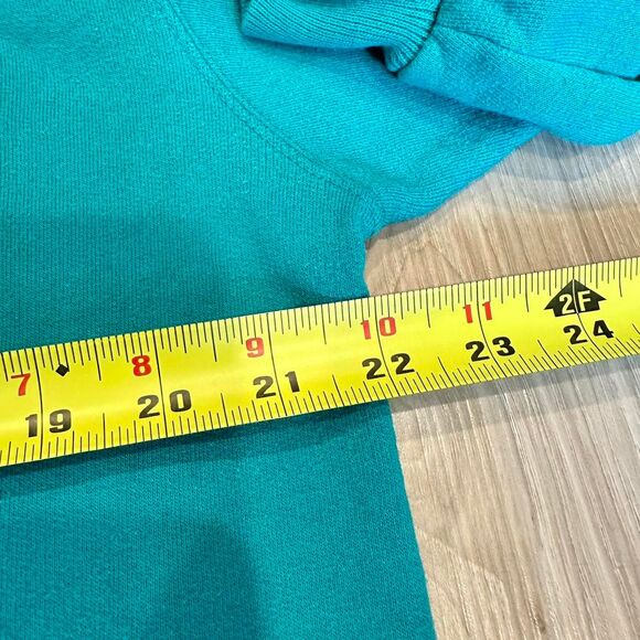 1990s VANCOUVER crewneck sweatshirt jumper - blue and multicoloured Size S. - Picture 4 of 7